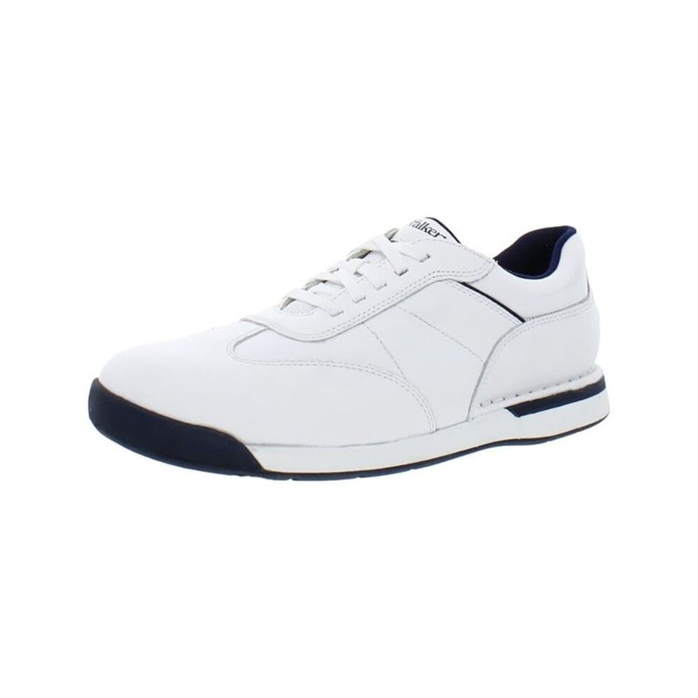 NWT ROCKPORT Mens White 7200 Plus Wedge Leather Athletic Walking Shoes 8.5 M